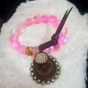 Pink Clear Bracelet